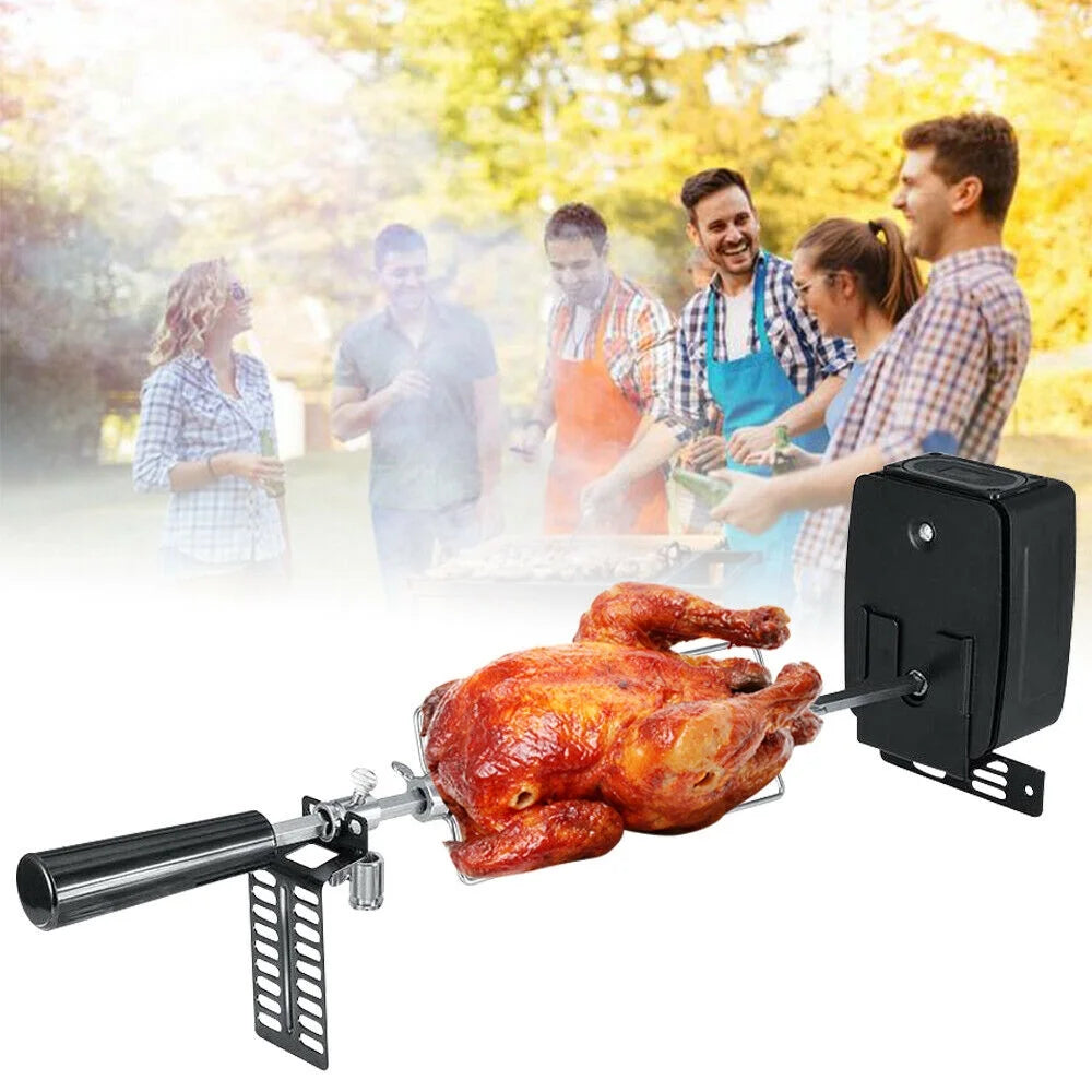 Stainless Steel Electric BBQ Rotisserie Motor Rod Kit F37909