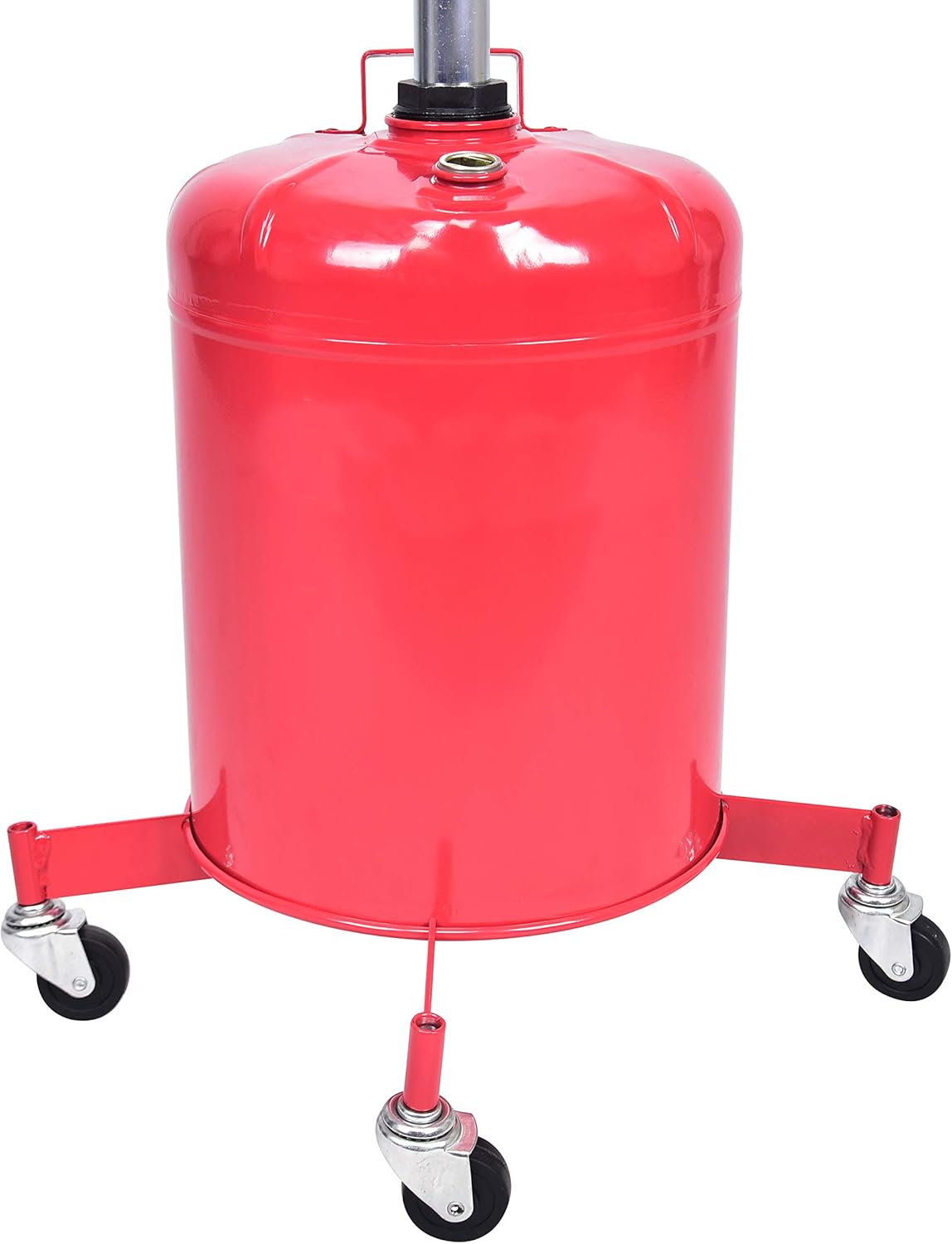 Red Steel 5 Gallon Portable Oil Drain N8473