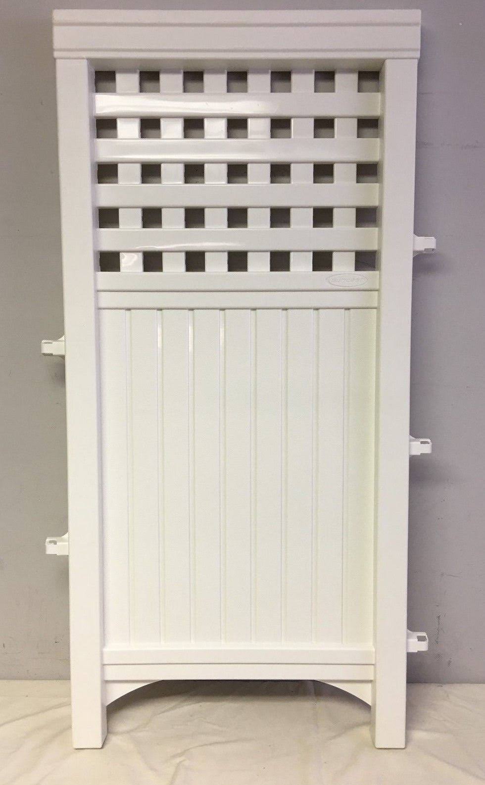 White 4-Piece Outdoor Screen Enclosure Set R13363