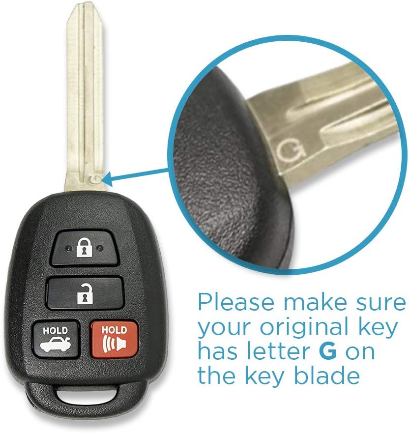 Keyless Entry Remote Car Key (2 Pack) H49217