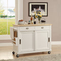 White Kitchen Cart N774