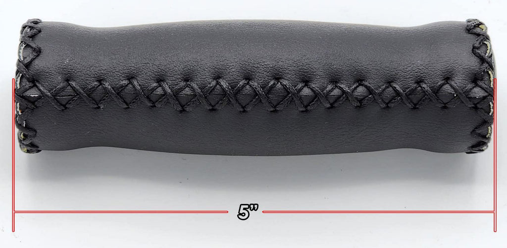 Black Leather Grips for 7/8" Handle Bars A238236