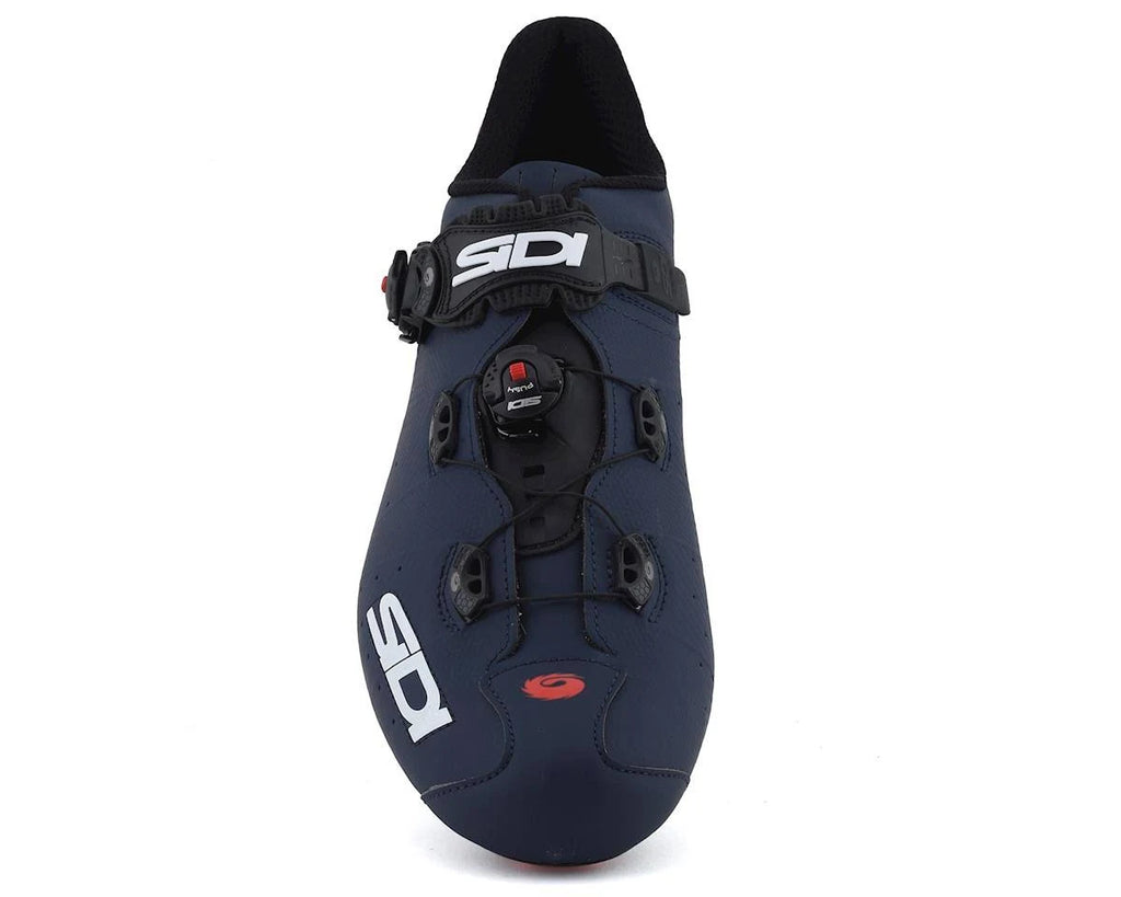 Matte Blue Black Carbon Cycling Shoes E894