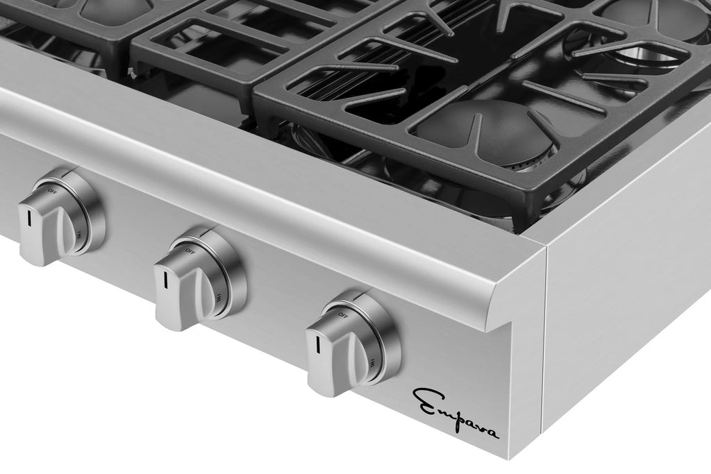 30 in. Stainless Steel Slide-in Natural Gas Rangetop with 4 Burners I2490