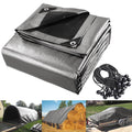 30x40 ft Waterproof 10mil Poly Tarp with 25 Ball Bungees S3849