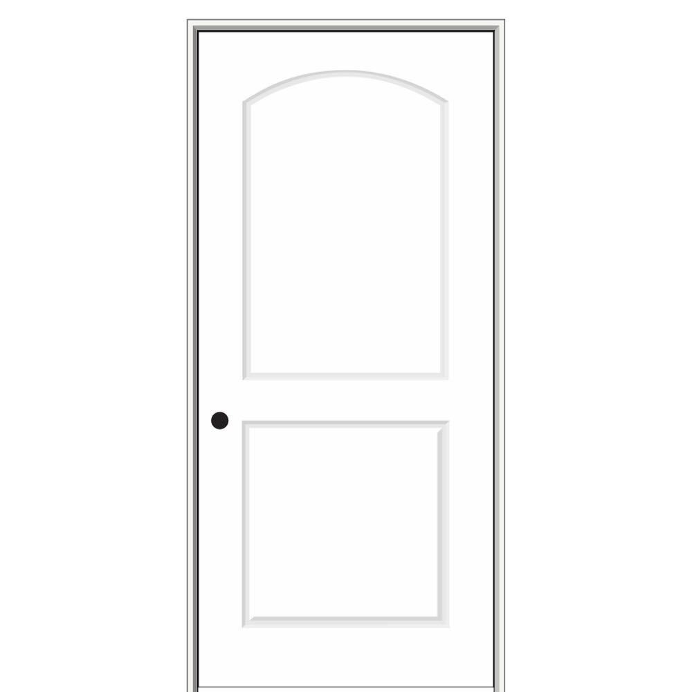 Paneled Solid Manufactured Wood Primed Molded Interior Standard Door K9398