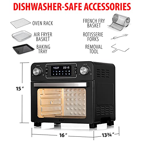 24 QT 1700 Watt Toaster Oven with Air Fryer W746822