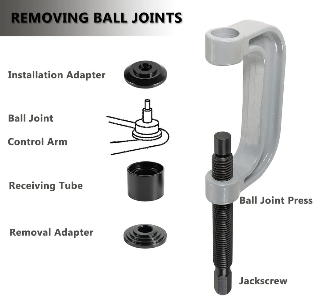 21PCS Ball Joint Remover Installer Adapter Tool Kit C45065