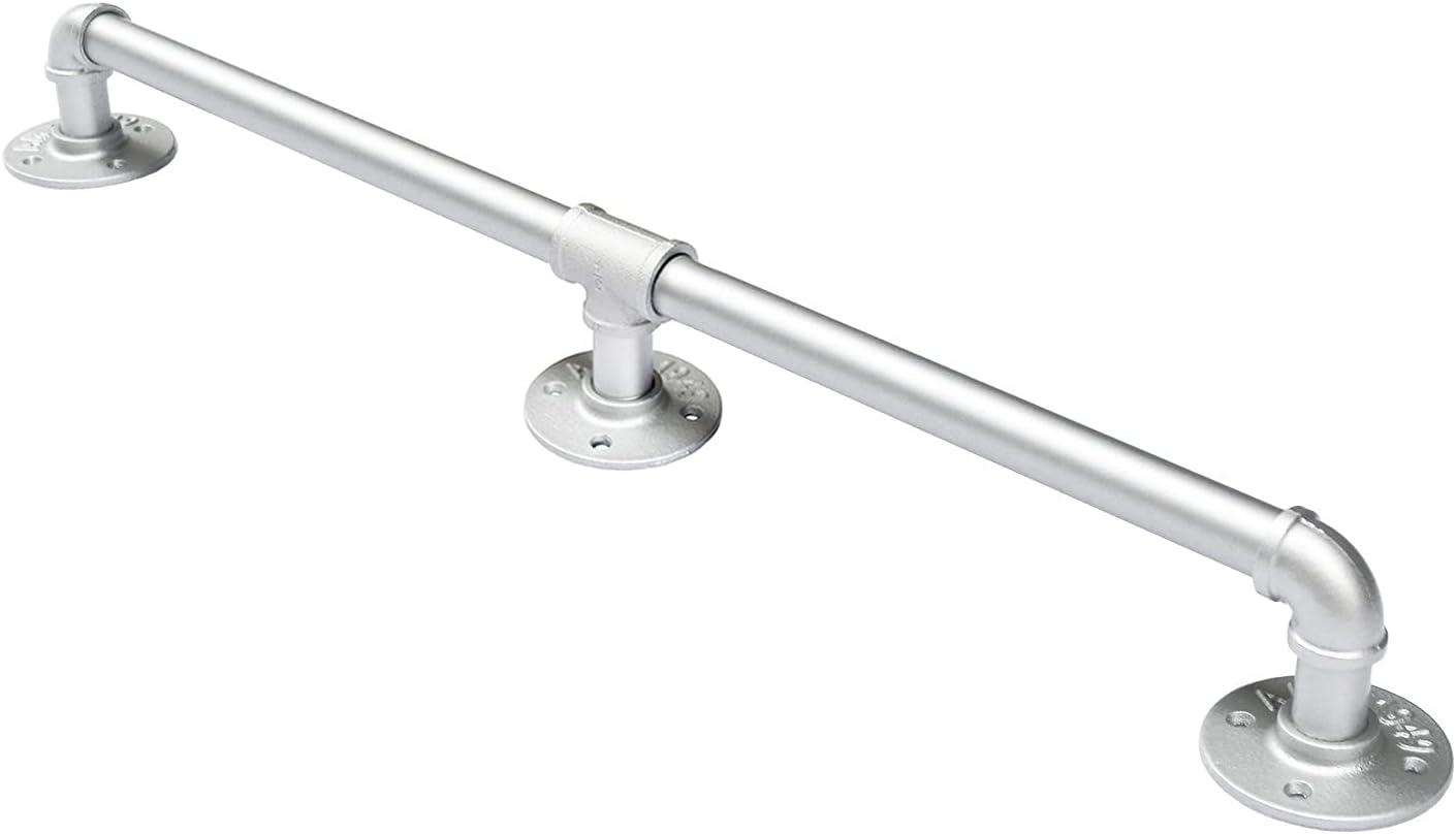 Black Pipe Staircase Handrail Pack of 2 G67007