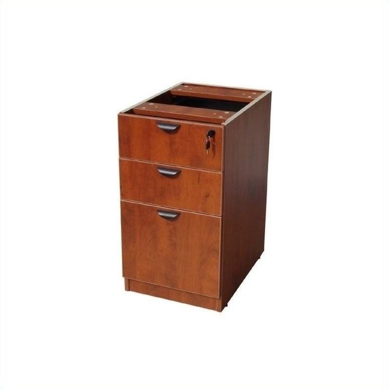 3 Drawer Wood File Cabinet in Cherry J327321