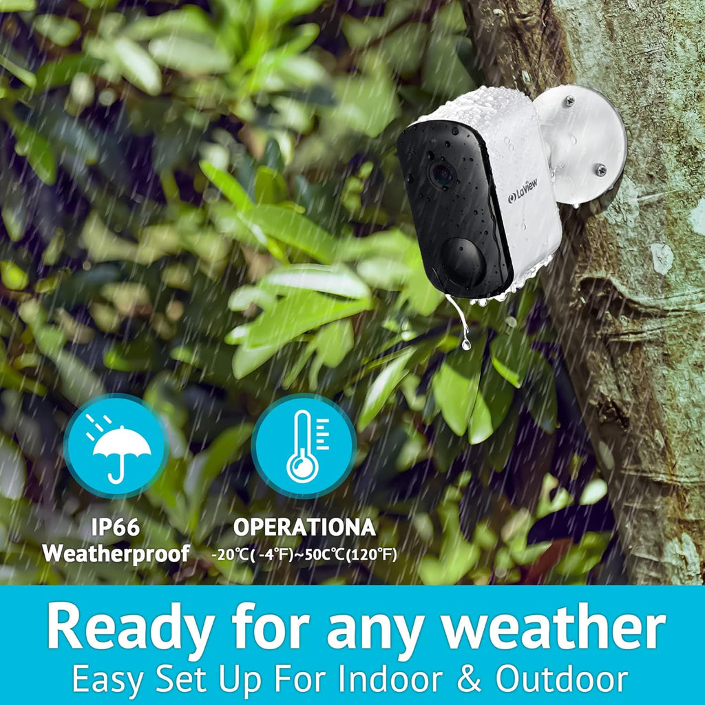 2K Security Camera Wireless Outdoor with Night Vision A3358
