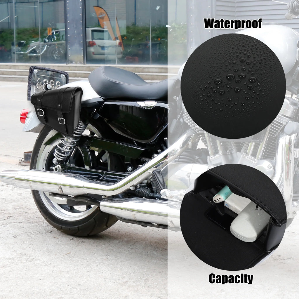 Motorbike Saddlebag Side Tool Bag Black D932168