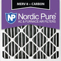 12 Pc Pleated Air Filters MERV 8 Carbon J106688