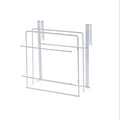 White Wall Door Mount Kitchen Wrap Organizer Rack X705371