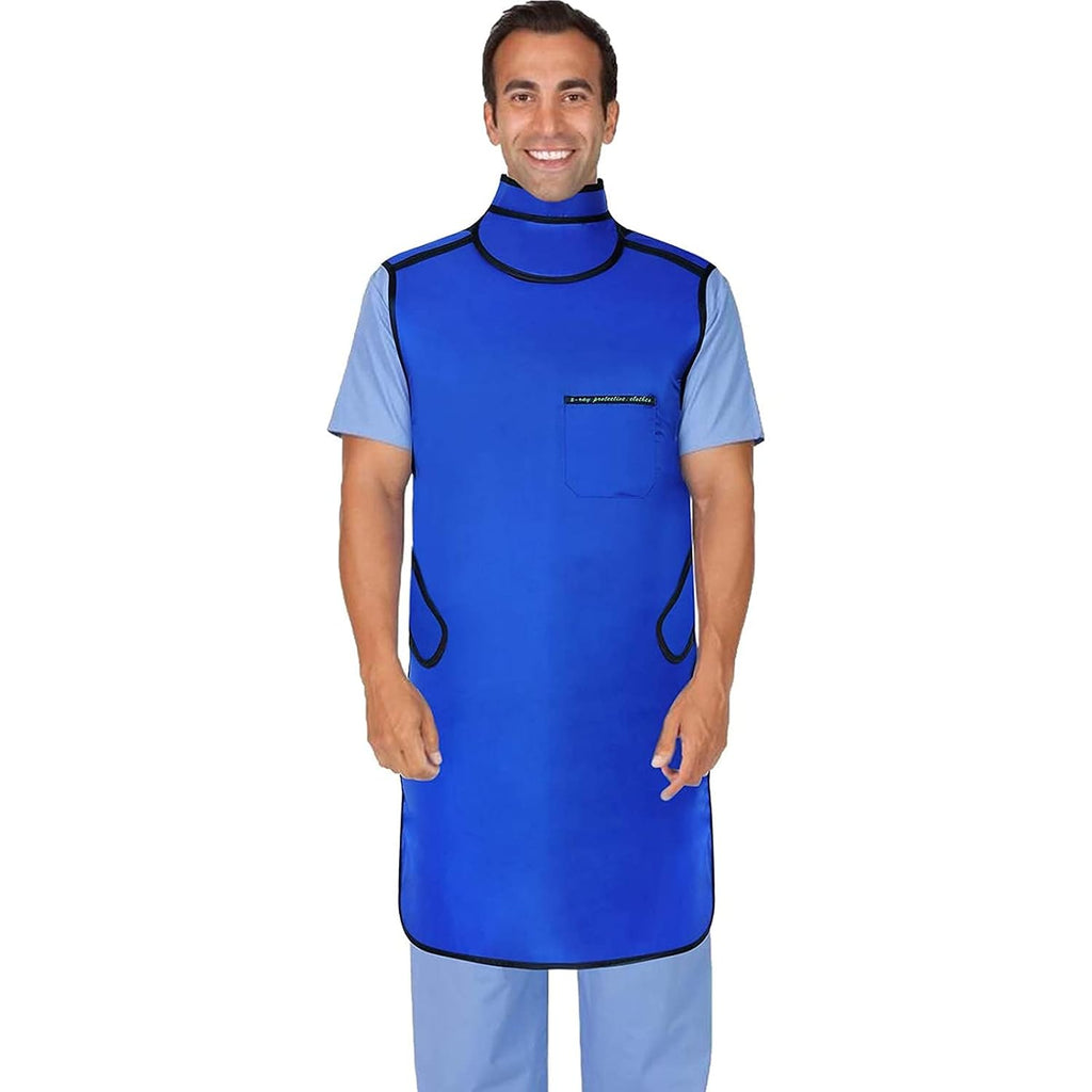 Lead Apron with Thyroid Shield Collar Dental Lab Xray Protection S97764