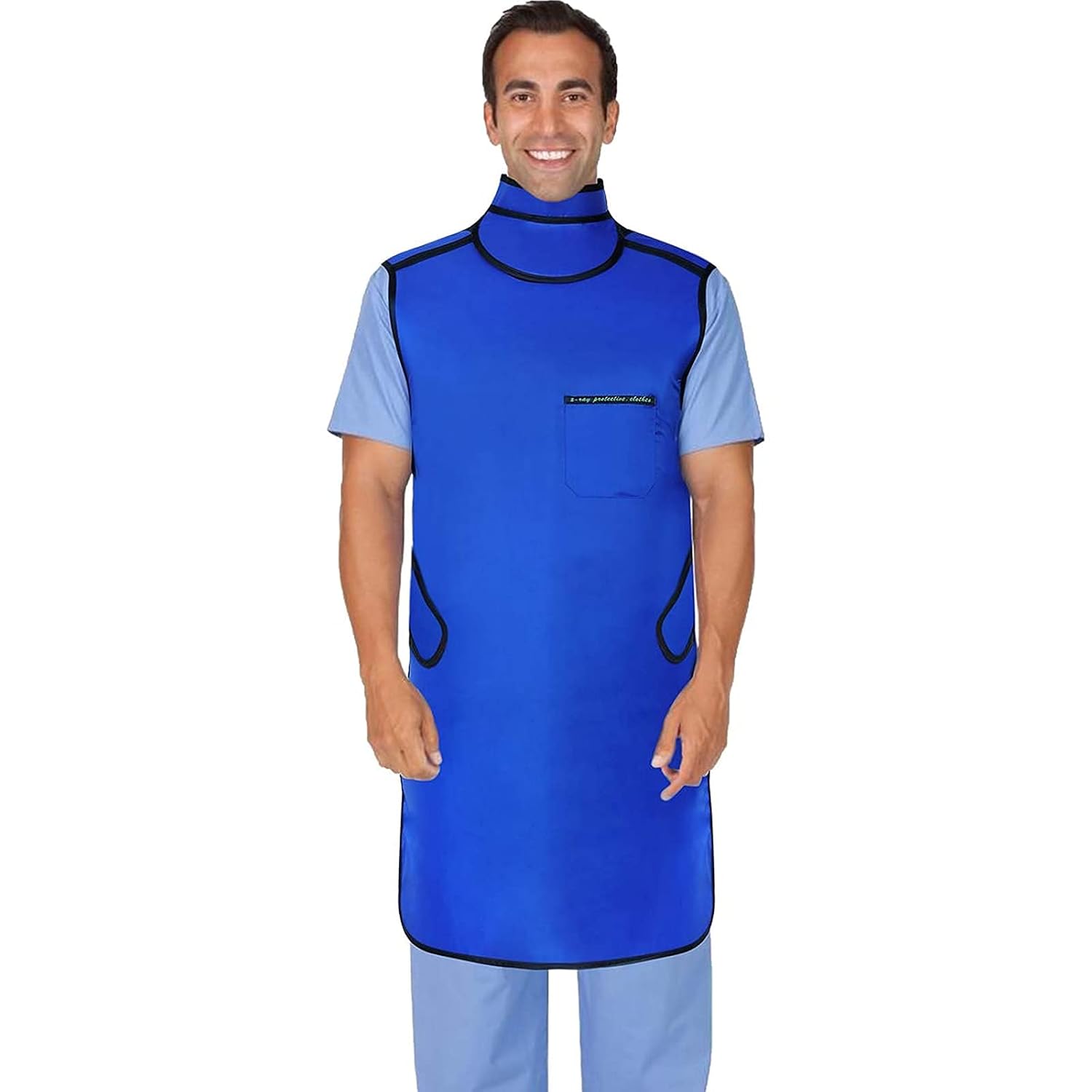 Lead Apron with Thyroid Shield Collar Dental Lab Xray Protection S97764