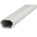 Textured White 6 ft Aluminum Rail Kit with Balusters T9448