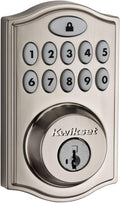 Smart Lock Keypad Electronic Deadbolt Door Lock With SmartKey Security and Z-Wave Plus, Satin Nickel M43555