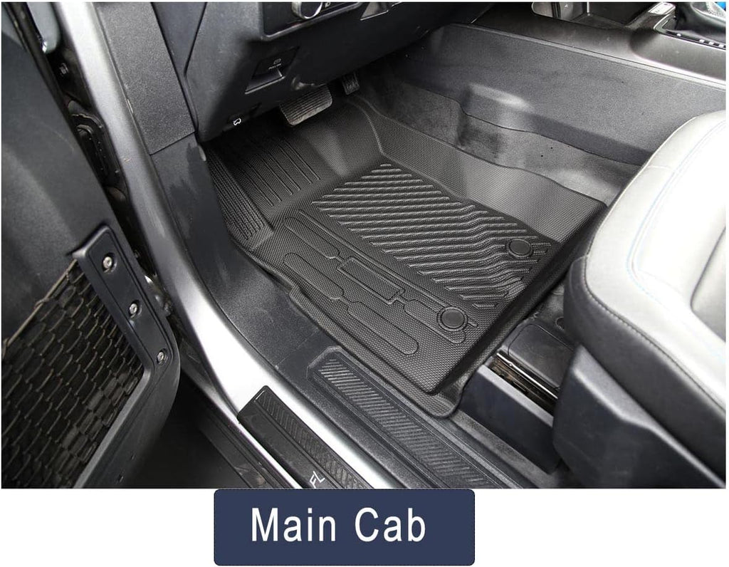 4 Doors Ford Bronco All Weather Floor Mats Liners T2156
