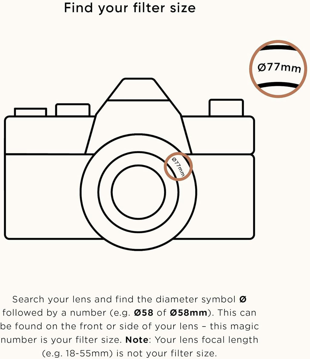 67mm ND2 ND4 ND8 ND64 ND1000 Lens Filter Kit H58693