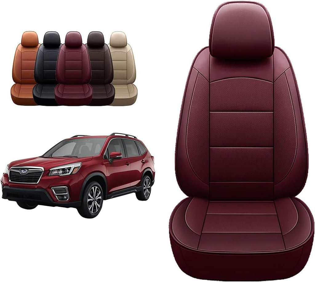 Black Leather Seat Covers for Forester T795