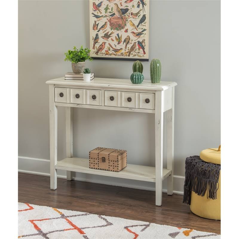 Cream Wood Console Table O99457