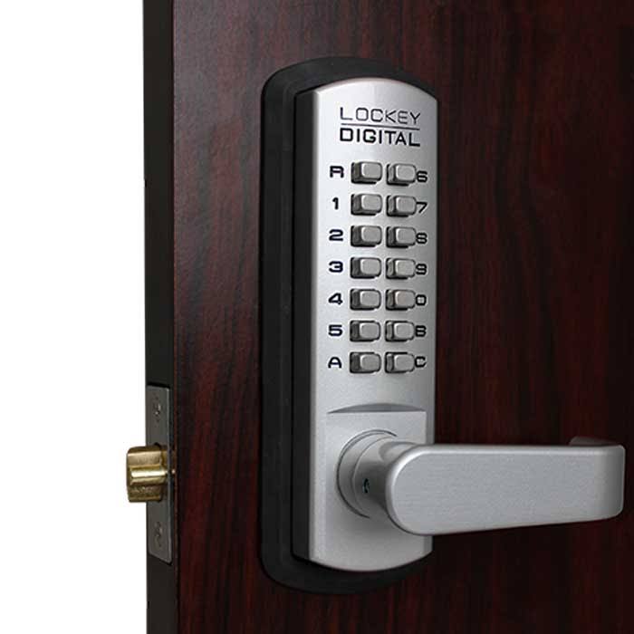 Jet Black Marine Grade Mechanical Keyless Lever Lock A857