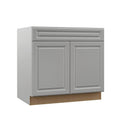 Assembled Sink Base Kitchen Cabinet in Heron Gray O611