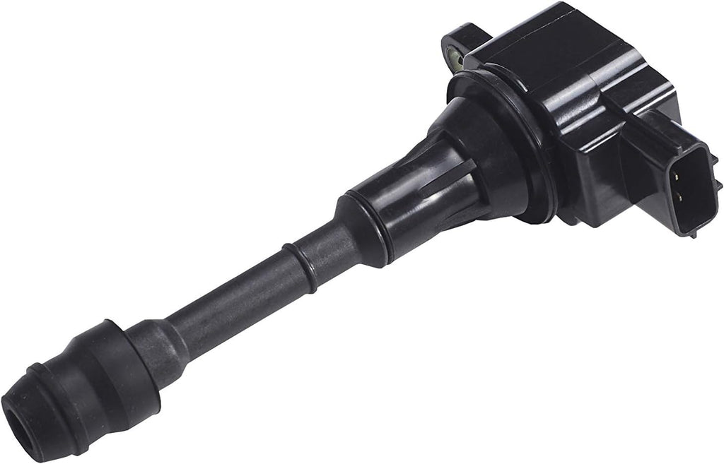 Set of 4 Platinum Spark Plug and 4 Ignition Coil Pack Compatible with Nissan 2.5L DOHC S230