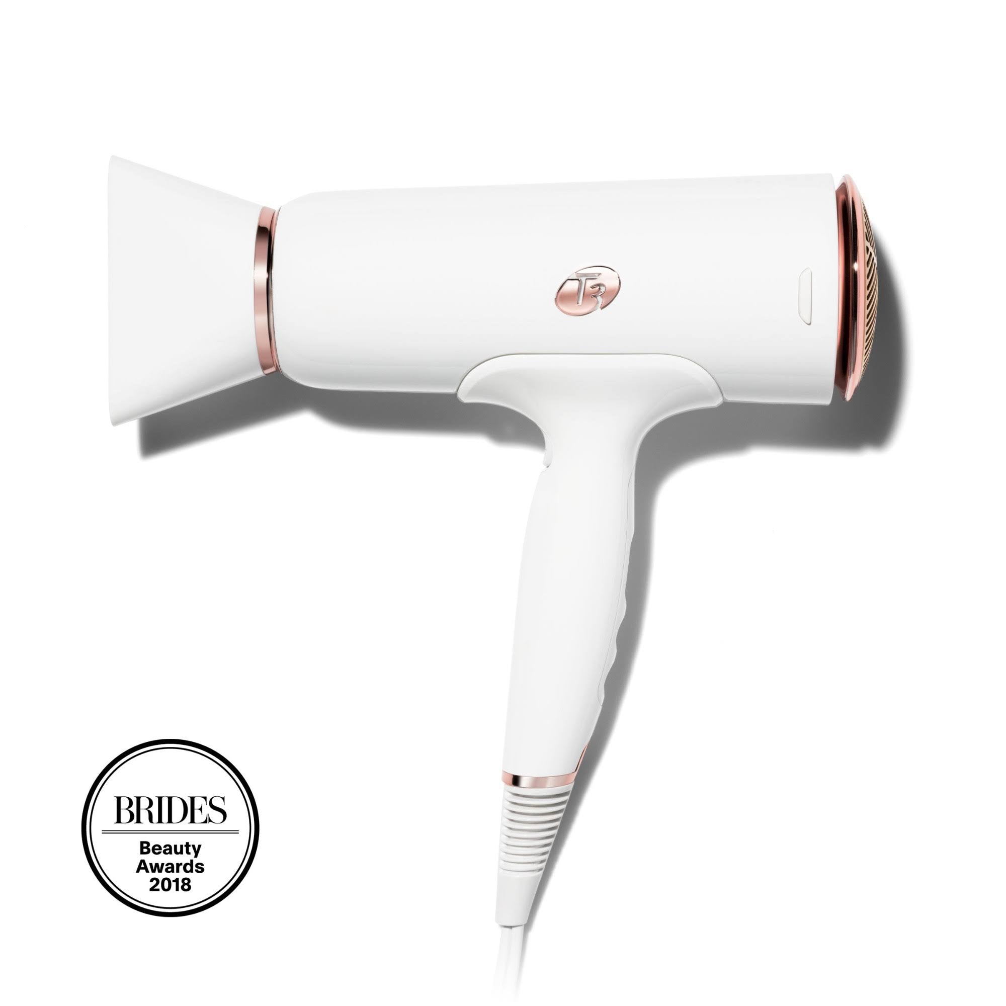 Ionic Hair Dryer and SinglePass Curl 1.25x22 in White V7870