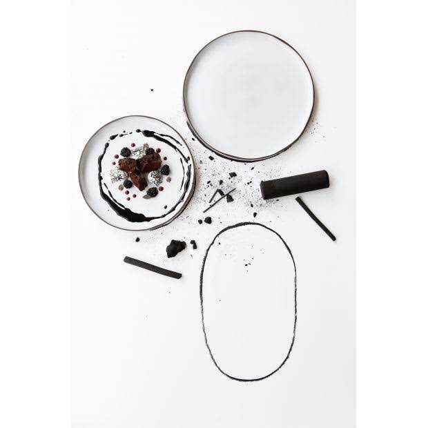 Large Oval Service Plate R2271