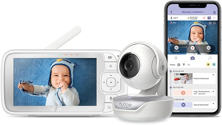 5 Smart HD Wireless Baby Monitor with 15-Hour Battery C575278