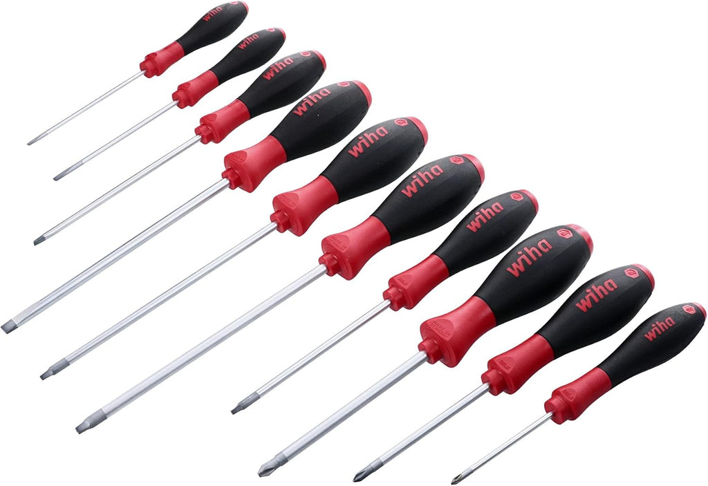 12-Piece Slotted and Phillips Screwdriver Set with Soft Finish Handles T174