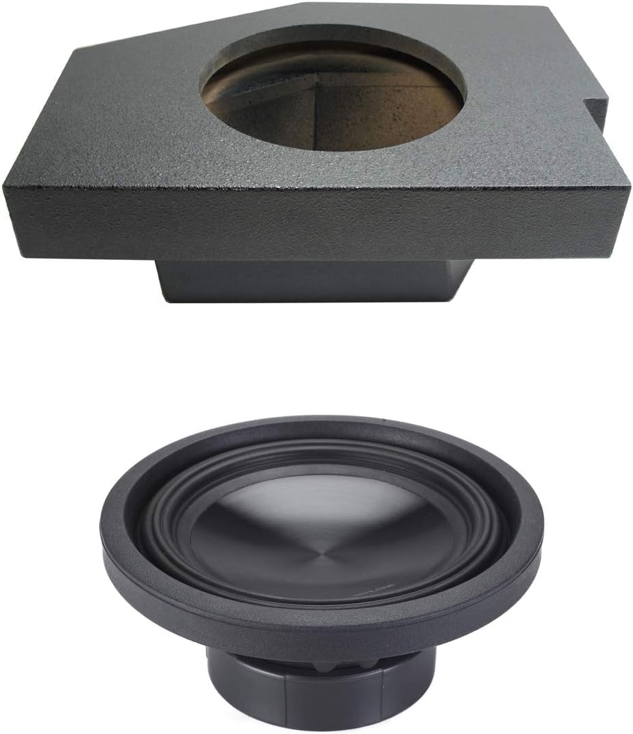 Alpine SWT-10S2 Single 10" Rhino Coated Sub Box Enclosure U131