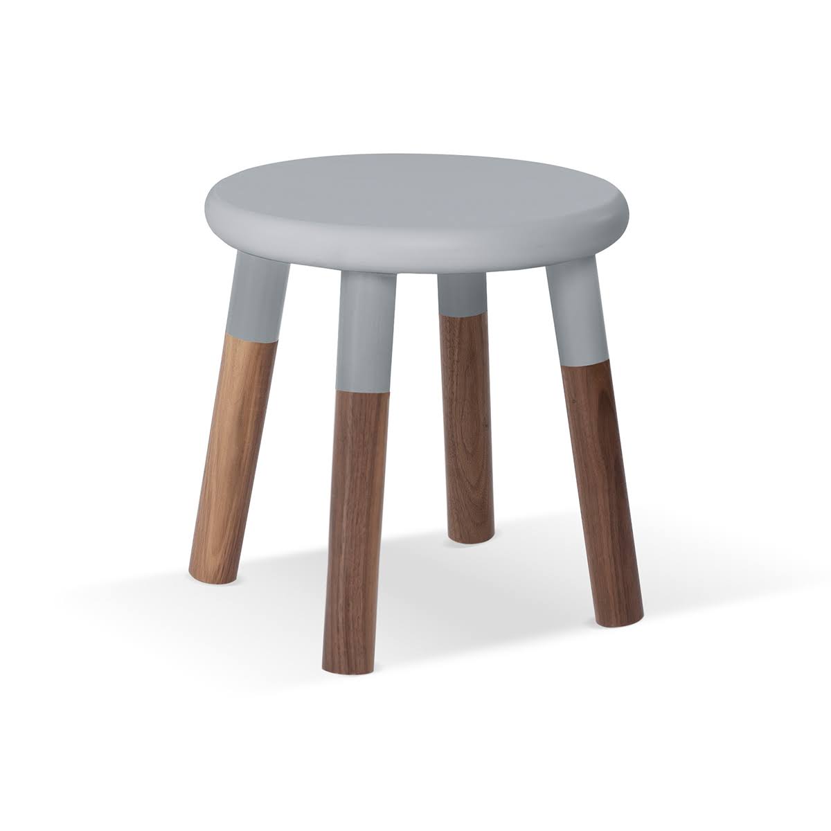 Kids Chair Set of 2 Walnut Deep Blue I80784