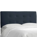 Navy Velvet Headboard Q2499