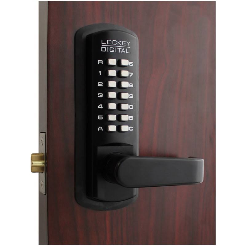 Jet Black Marine Grade Mechanical Keyless Lever Lock A857