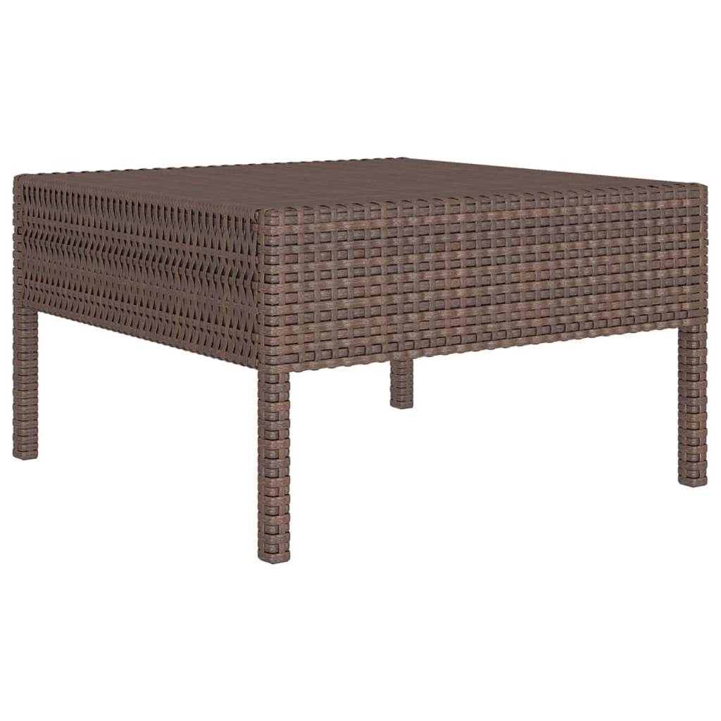 9 Piece Poly Rattan Sectional Outdoor Furniture Set P67768
