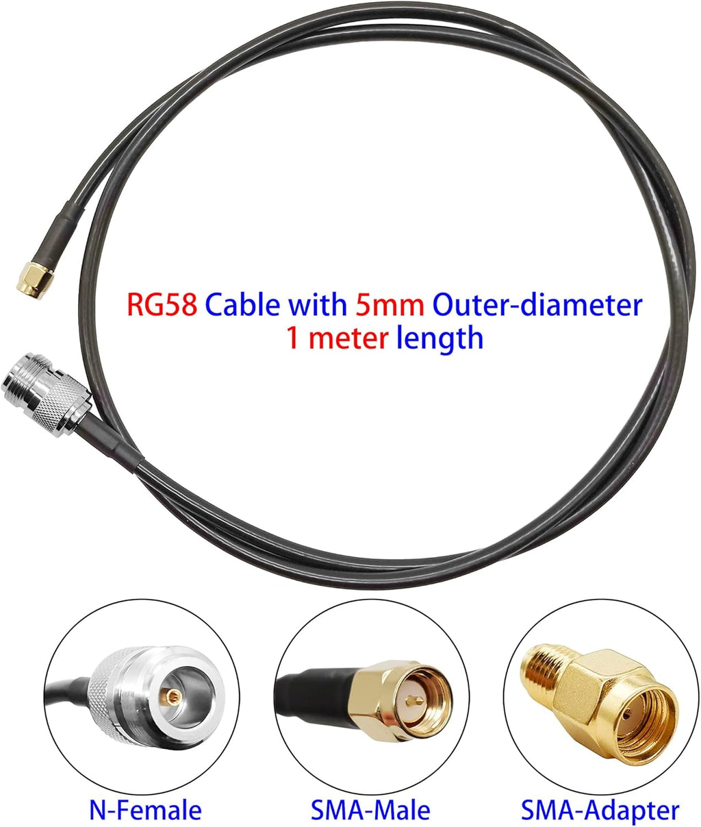 915MHz 6dBi LoRa Gateway Antenna with 10ft Extension Cable F814857