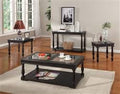 Vintage Burnished Black Occasional Tables Q663755