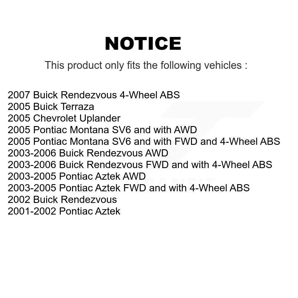 Front Wheel Bearing And Tie Rod End Kit R774