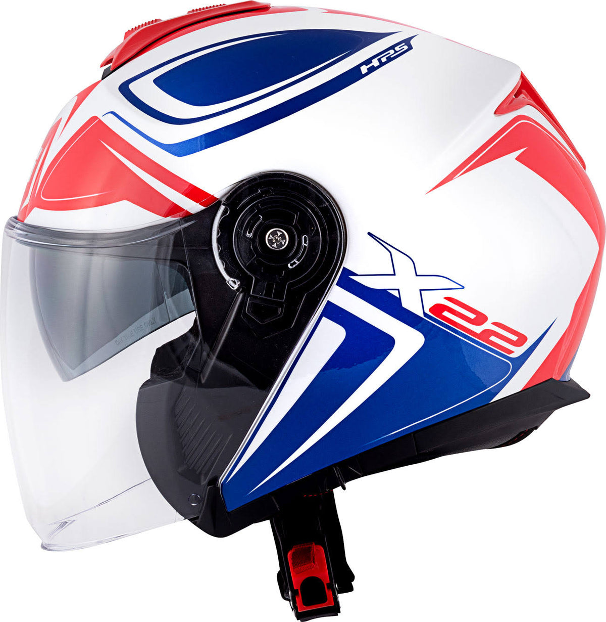 White-Red-Blue Helmet Size L F9207