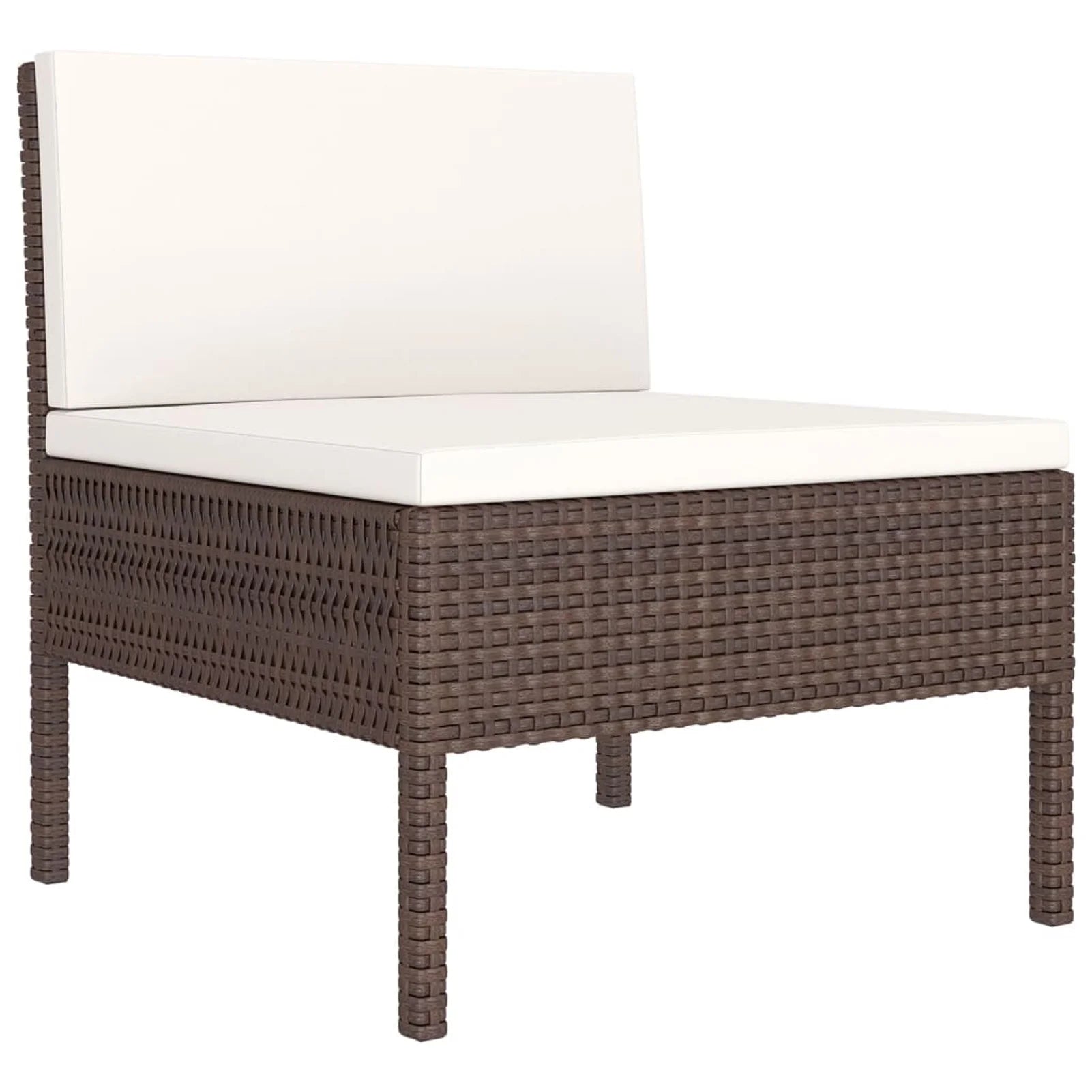 9 Piece Poly Rattan Sectional Outdoor Furniture Set P67768