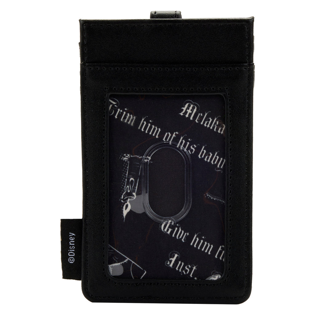 Black Flame Candle Cardholder Wallet W934