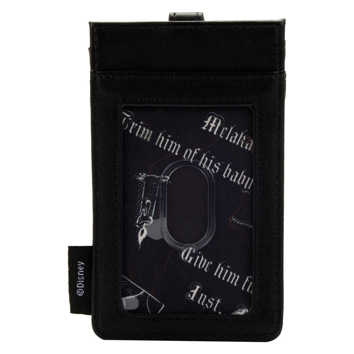 Black Flame Candle Cardholder Wallet W934