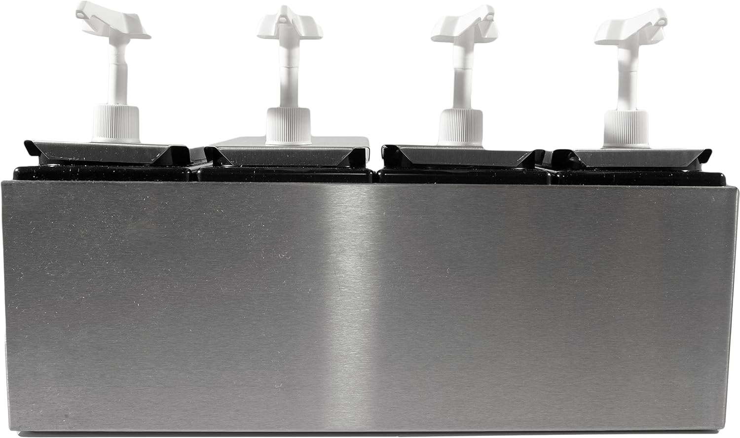 Quadruple Condiment Pump Station with 2.5 Quart Jars A644