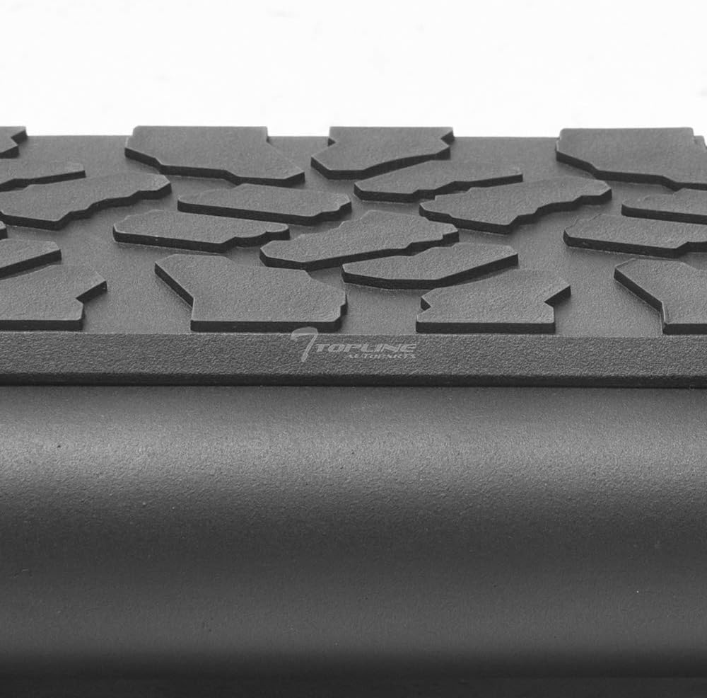 Matte Black Aluminum Side Step Rail Running Boards F996