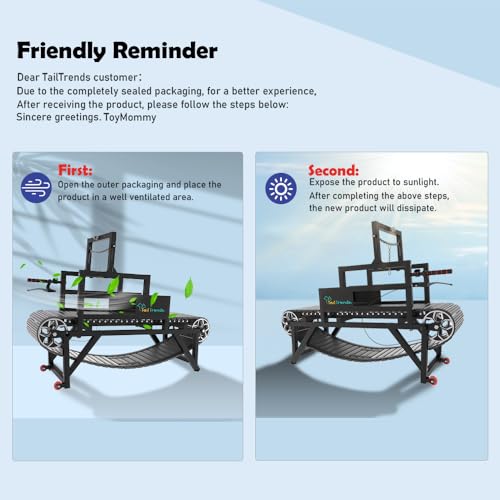 Dog Treadmill with Brake & Resistance Adjustment, Supports Up to 300 lbs U954995