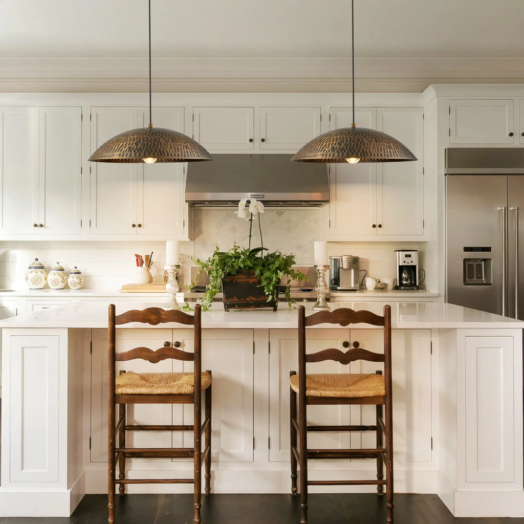 1-Light Dimmable Dome Pendant W4394