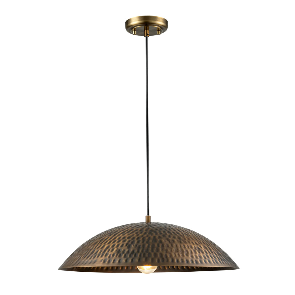 1-Light Dimmable Dome Pendant W4394